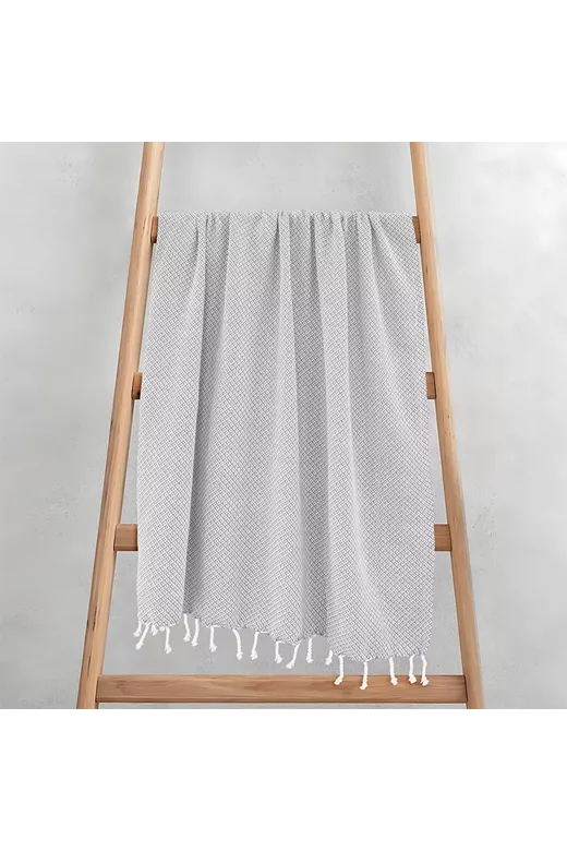 LINO Pestemal Παρεό Aureva 90x180 Γκρι