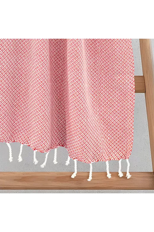 LINO Pestemal Παρεό Aureva 90x180 Κοραλί