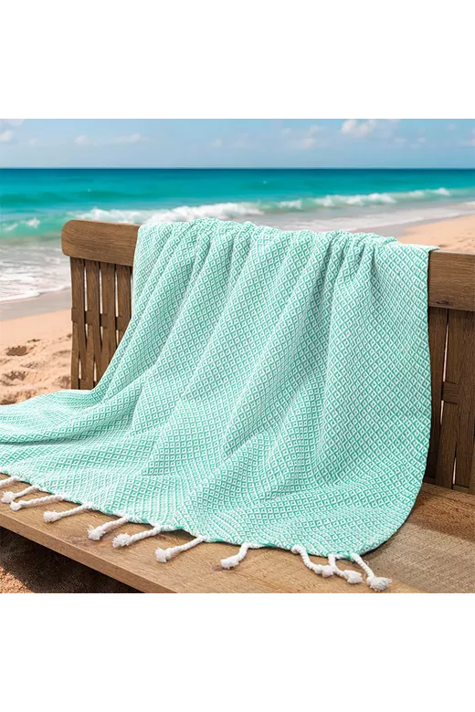 LINO Pestemal Παρεό Aureva 90x180 Μέντα