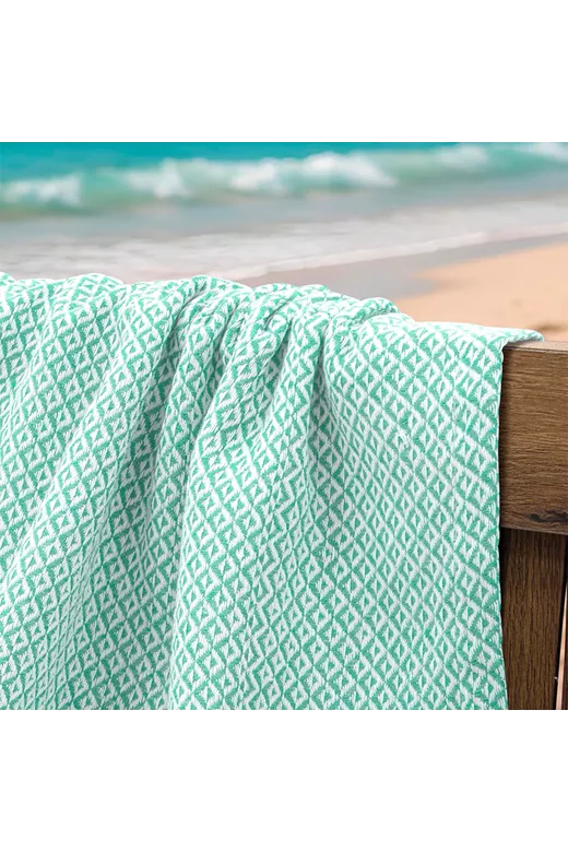 LINO Pestemal Παρεό Aureva 90x180 Μέντα