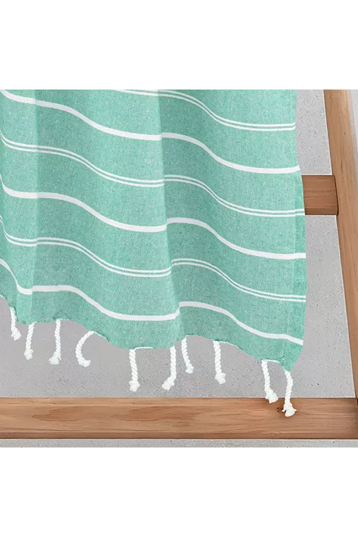 LINO Pestemal Παρεό Veliu 90x180 Μέντα