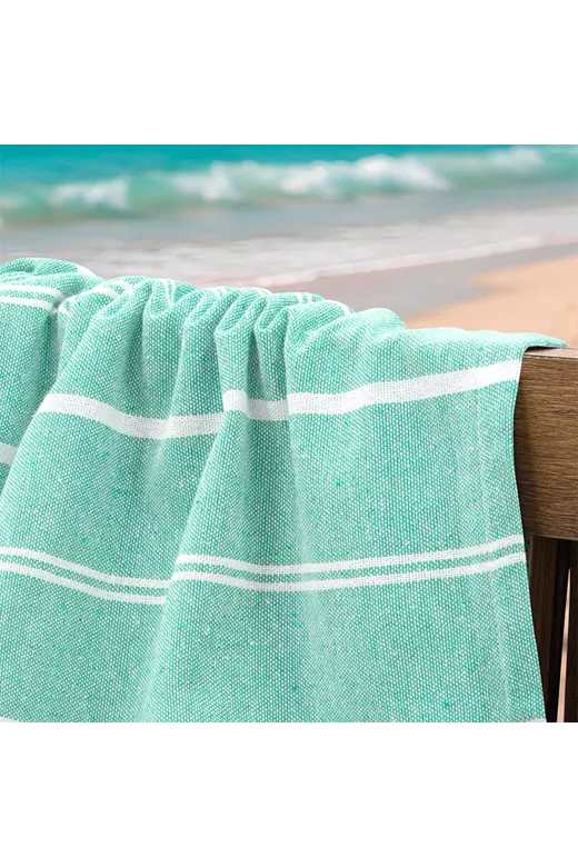 LINO Pestemal Παρεό Veliu 90x180 Μέντα