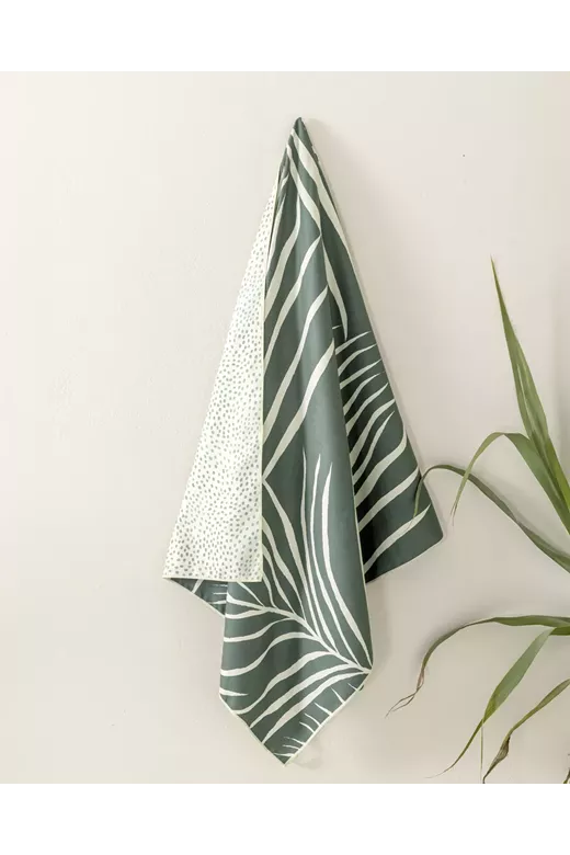 Πετσέτα Θαλάσσης διπλής όψης Botanical