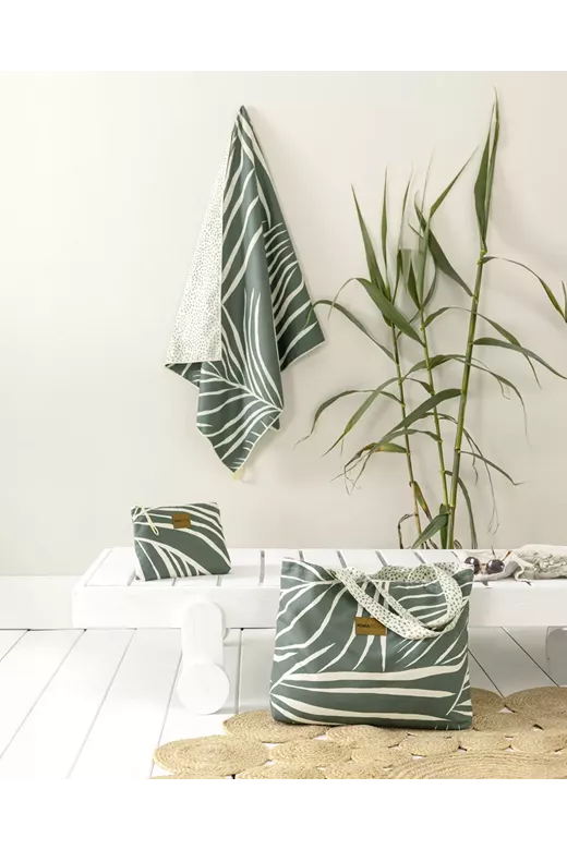 Πετσέτα Θαλάσσης διπλής όψης Botanical