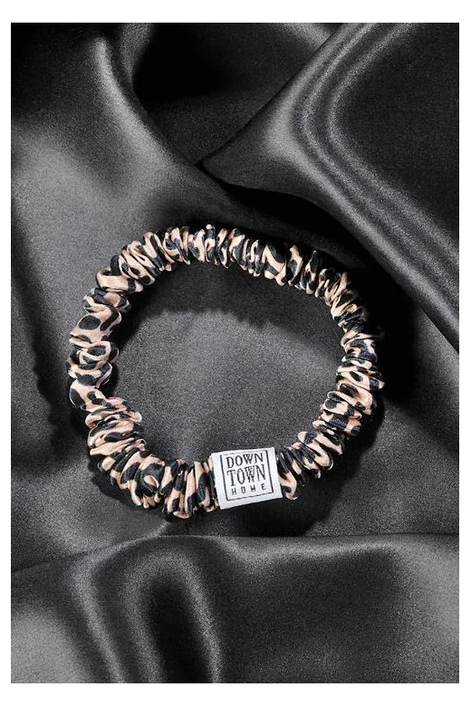 Λαστιχάκι μαλλιών μετάξι Leopard