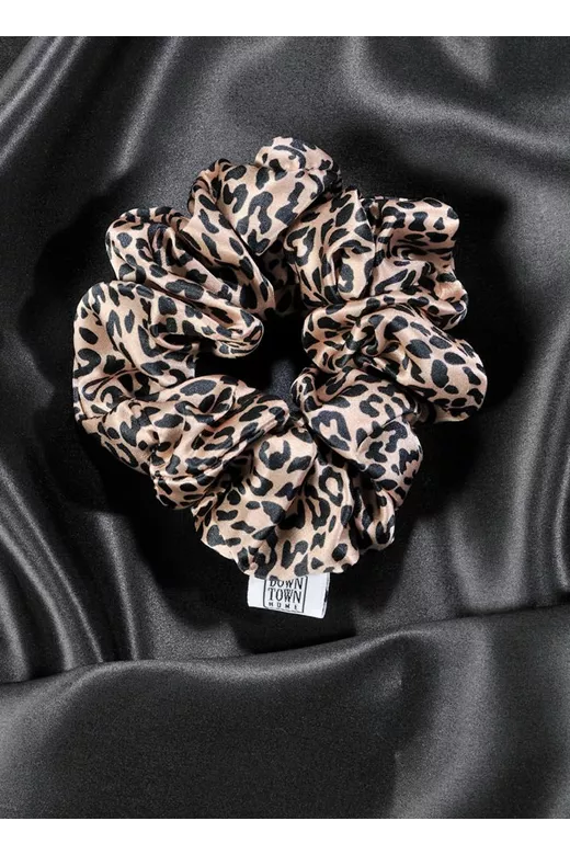Λαστιχάκι μαλλιών μετάξι Leopard