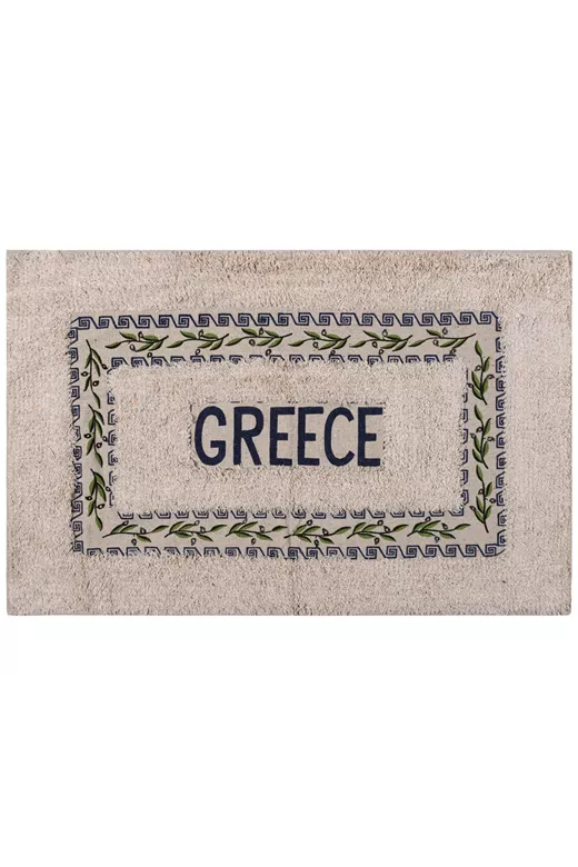 Πατάκι ελιά Greece (40cm x 60cm) μπλέ
