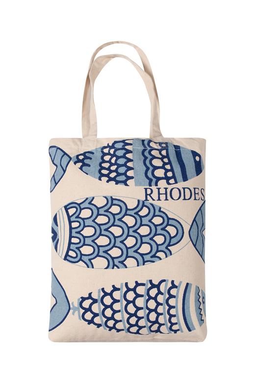 Τσάντα καραβόπανο (40cm x 40cm x 10cm) canvas 12 creta