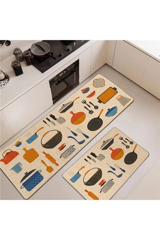Πατάκι Κουζίνας Αντιολισθητικό (60X120) Mcdecor Spoon - MCDECOR
