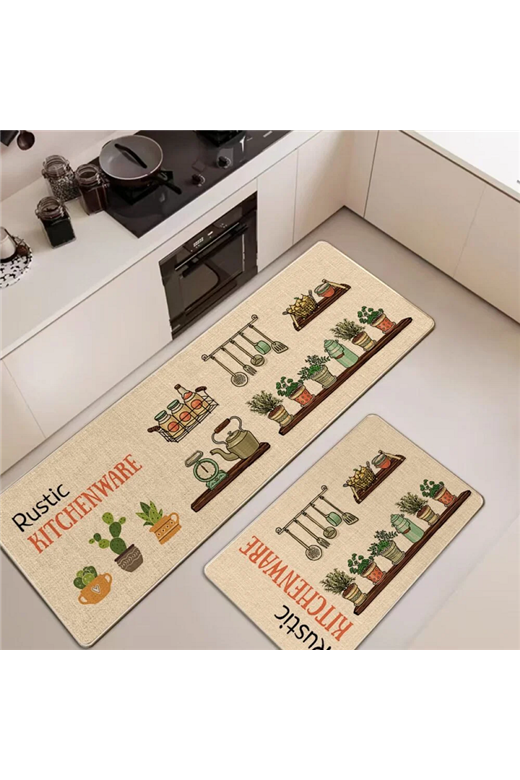 Πατάκι Κουζίνας Αντιολισθητικό (50X80) Mcdecor Rustic - MCDECOR