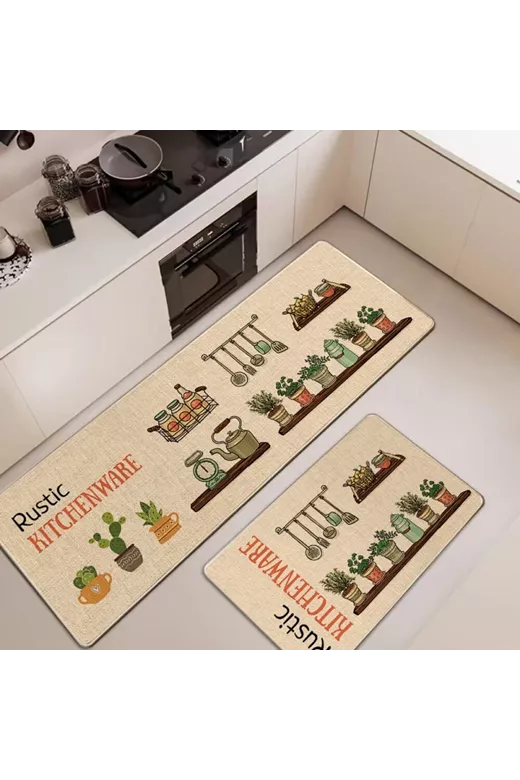 Πατάκι Κουζίνας Αντιολισθητικό (50X80) Mcdecor Rustic - MCDECOR