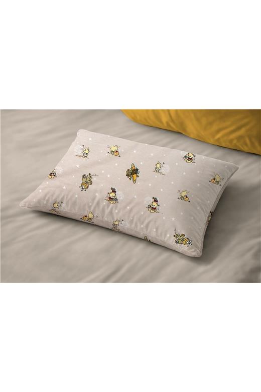 Μαξιλαροθήκη Εμπριμέ kids Bear's Playtime 592 50X70 Beige 100% Cotton