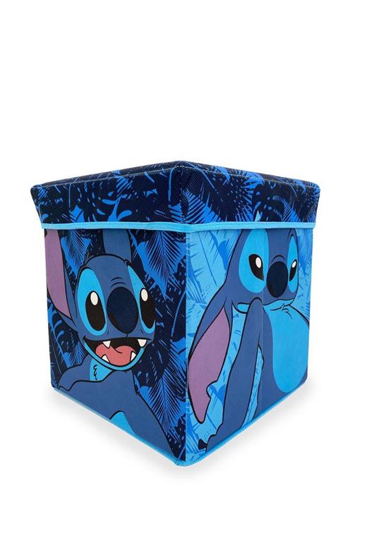 Κουτί-Σκαμπό Disney Home Lilo & Stitch 06 30X30X30 Blue 100% Polyester