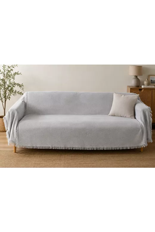 Σετ ριχτάρια βαμβακερά τριών τεμαχίων Plain Silver