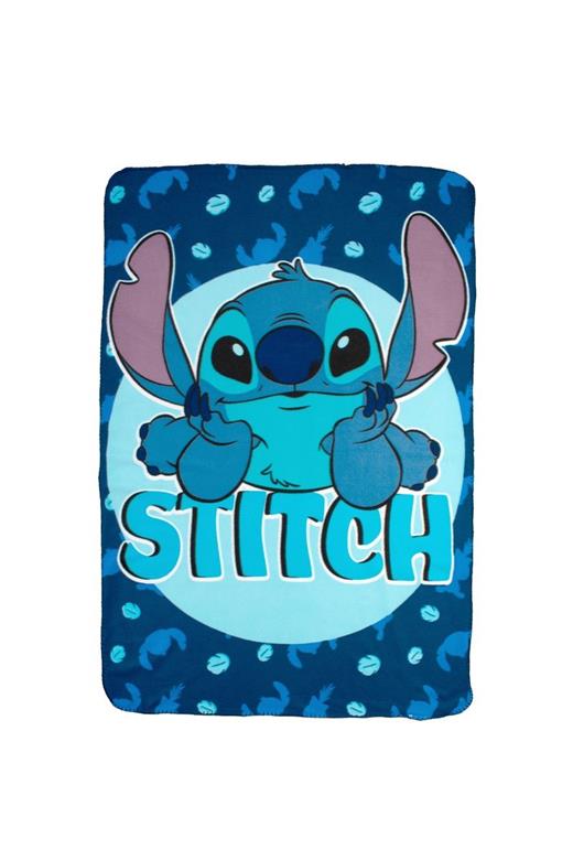 Κουβέρτα Fleece Disney Home Stitch 18 100X140 Blue 100% Polyester