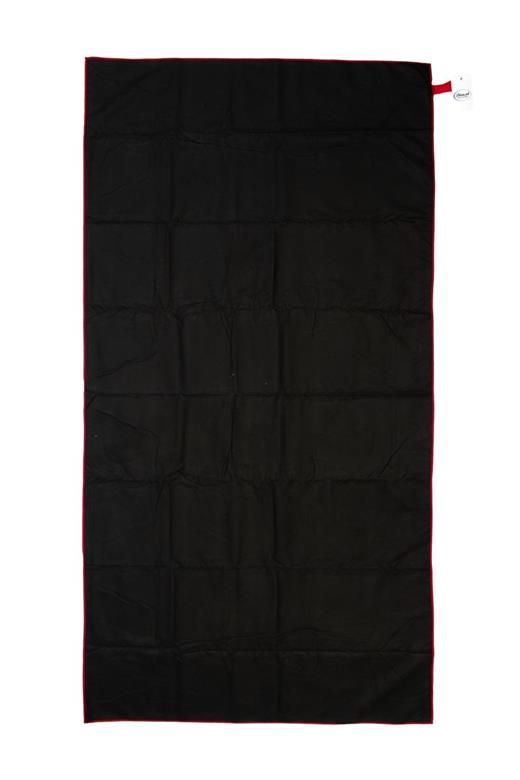 Πετσέτα Γυμναστηρίου Quick Dry 50x80 Black-Bordeaux 90/10 Polyester/Polyamide