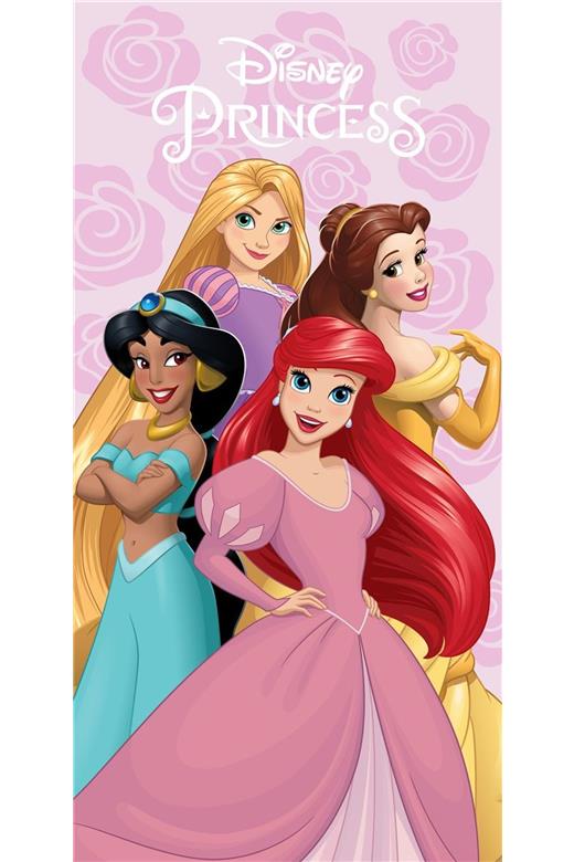 Πετσέτα Θαλάσσης Quick Dry Disney Home Princess 334 70X140 Pastel Lilac 100% Microfiber