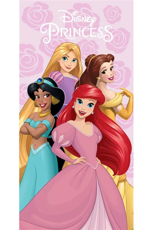 Πετσέτα Θαλάσσης Quick Dry Disney Home Princess 334 70X140 Pastel Lilac 100% Microfiber