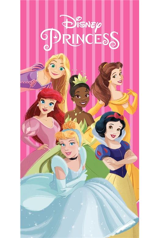 Πετσέτα Θαλάσσης Quick Dry Disney Home Princess 552 70X140 Fuchsia-Pink 100% Microfiber