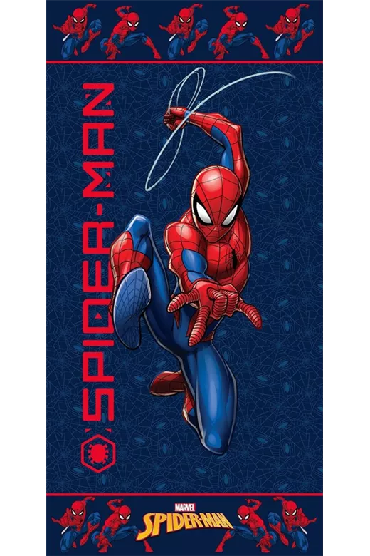 Πετσέτα Θαλάσσης Quick Dry Marvel Spider-Man 558 70X140 Dark Blue 100% Microfiber