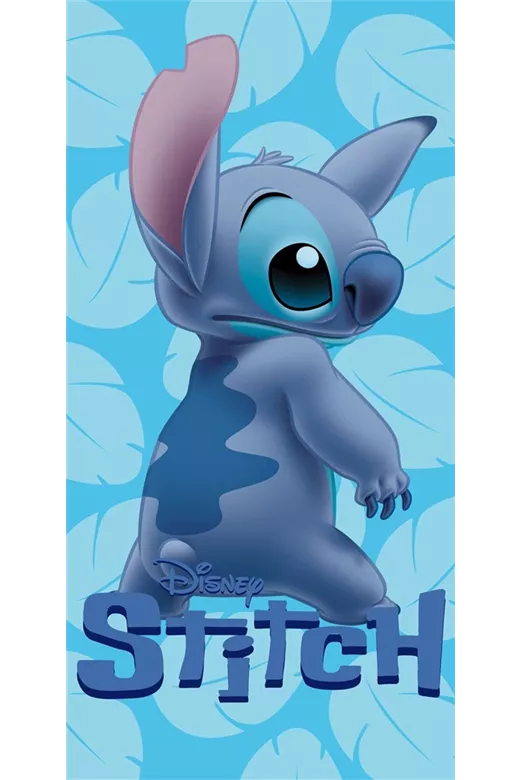Πετσέτα Θαλάσσης Quick Dry Disney Home Lilo & Stitch 544 70X140 Sky Blue 100% Microfiber