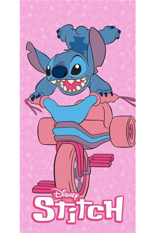 Πετσέτα Θαλάσσης Quick Dry Disney Home Lilo & Stitch 557 70X140 Pink 100% Microfiber