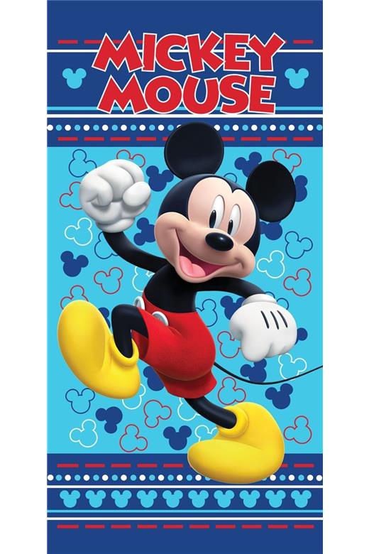 Πετσέτα Θαλάσσης Quick Dry Disney Home Mickey 541 70X140 Sky Blue 100% Microfiber
