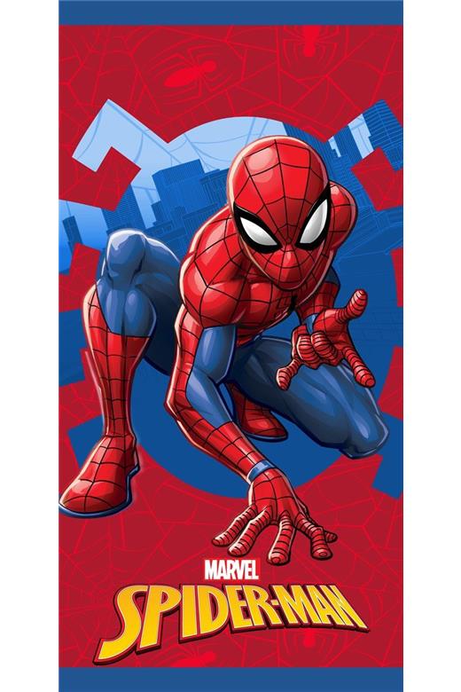 Πετσέτα Θαλάσσης Quick Dry Marvel Spider-Man 531 70X140 Red 100% Microfiber
