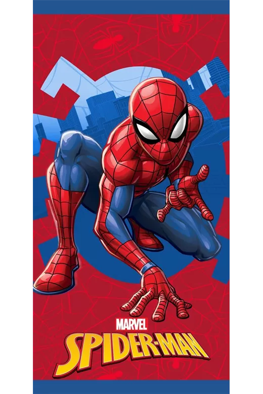 Πετσέτα Θαλάσσης Quick Dry Marvel Spider-Man 531 70X140 Red 100% Microfiber