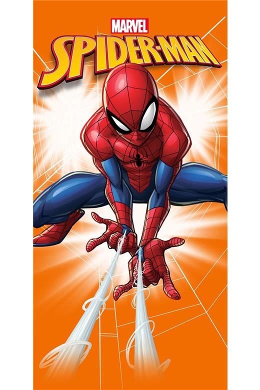 Πετσέτα Θαλάσσης Quick Dry Marvel Spider-Man 532 70X140 Orange 100% Microfiber