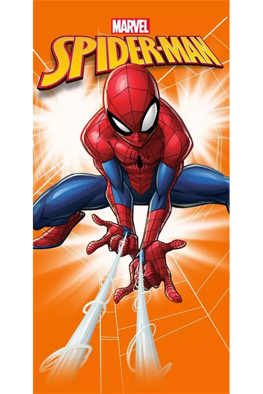 Πετσέτα Θαλάσσης Quick Dry Marvel Spider-Man 532 70X140 Orange 100% Microfiber