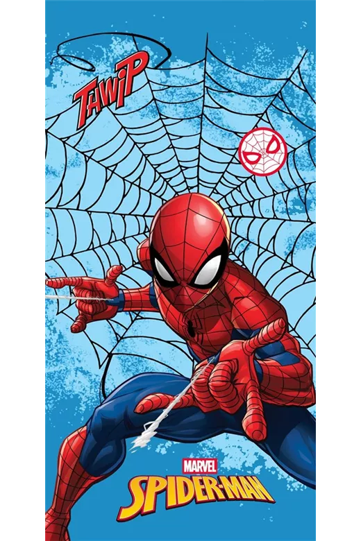 Πετσέτα Θαλάσσης Quick Dry Marvel Spider-Man 549 70X140 Sky Blue 100% Microfiber