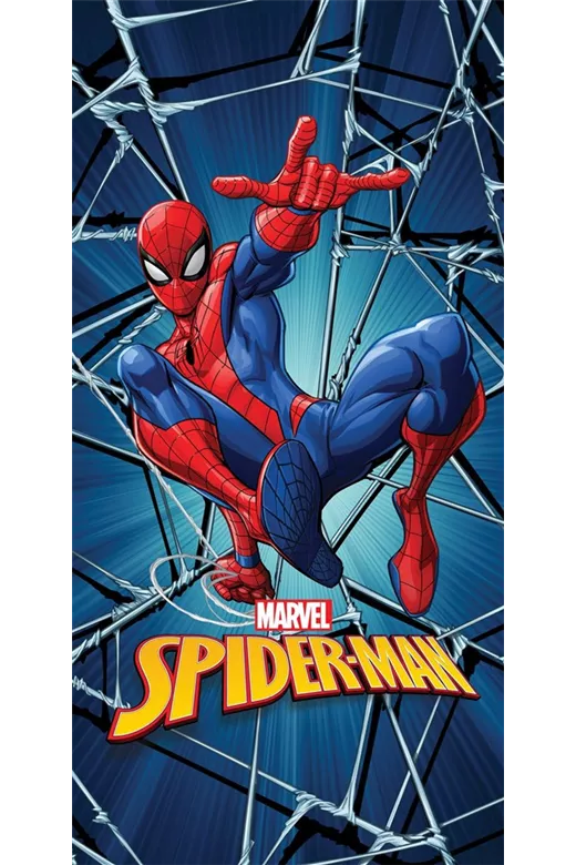 Πετσέτα Θαλάσσης Quick Dry Marvel Spider-Man 550 70X140 Blue 100% Microfiber