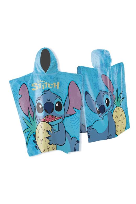 Πόντσο Θαλάσσης Quick Dry Disney Home Lilo & Stitch 539 50X100 Sky Blue 100% Microfiber