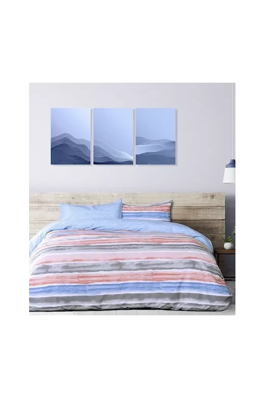 Κουβερλί βαμβακερό Riba Blue