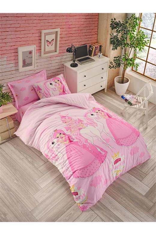 Σετ Παπλωματοθήκη Μονή (160X240) Mcdecor Princess Horse - MCDECOR