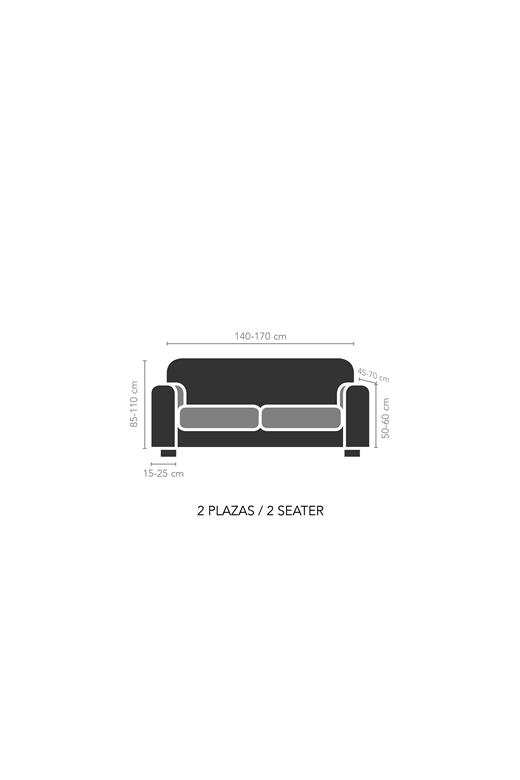 Ελαστικό Κάλυμμα Διθέσιου Καναπέ Mikra 1214 - MCDECOR