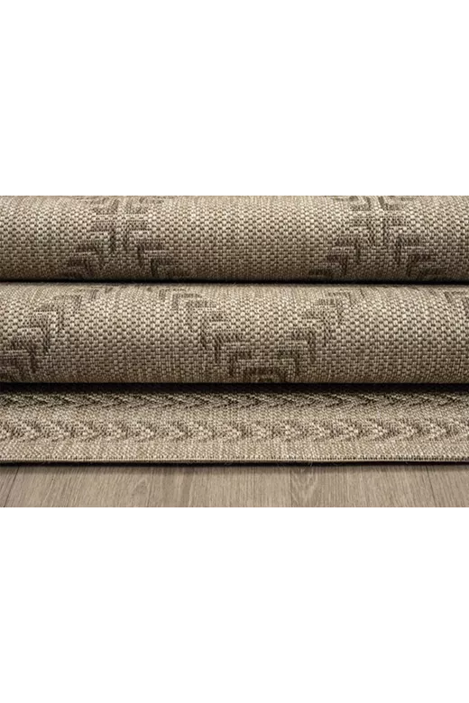 ΧΑΛΙ ETHNIK  2012C BROWN/CARAMEL BEIGE - 200X285  NewPlan