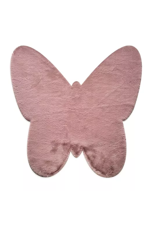 ΧΑΛΙ PUFFY JM7 DARK PINK BUTTERFLY ANTISLIP - 120X120B  NewPlan