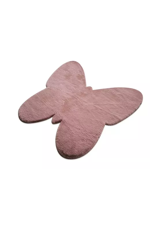 ΧΑΛΙ PUFFY JM7 DARK PINK BUTTERFLY ANTISLIP - 120X120B  NewPlan