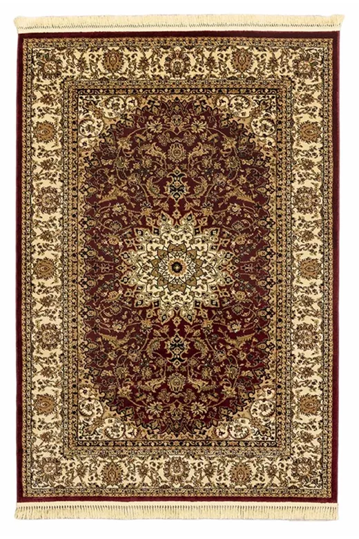 ΧΑΛΙ PERSIA 1019 BURGUNDY ΜΕ ΚΡΟΣΣΙ - 133X190  NewPlan