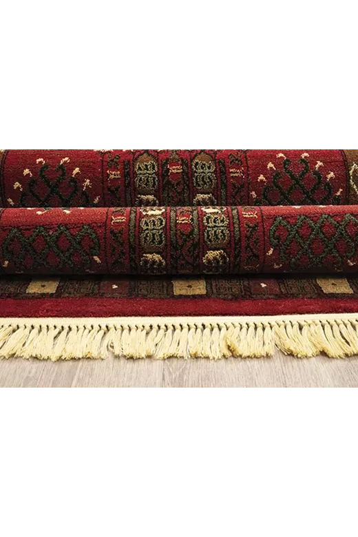 ΧΑΛΙ PERSIA 2273 BURGUNDY ΜΕ ΚΡΟΣΣΙ - 200X290  NewPlan