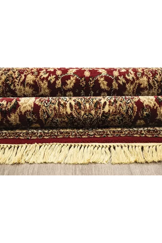 ΧΑΛΙ PERSIA 5649 BURGUNDY ΜΕ ΚΡΟΣΣΙ - 133X190  NewPlan
