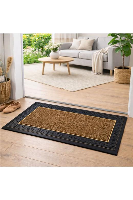 Πατάκι Εισόδου (45X75) Mcdecor Greek Key Beige - MCDECOR