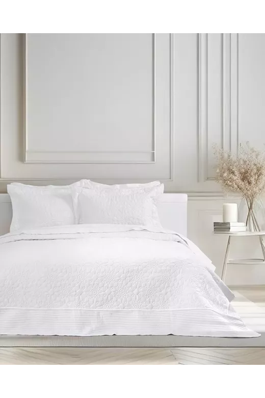 Σετ Κουβερλί Calla - White