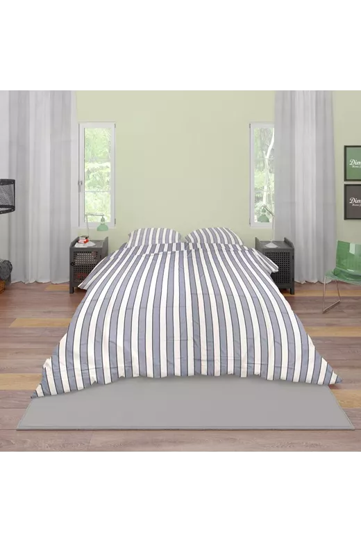 ΣΕΝΤΟΝΙΑ ΒΑΜΒΑΚΟΣΑΤΕΝ ΣΕΤ 2 τεμ. Navy 158 160X240 Cotton 100%