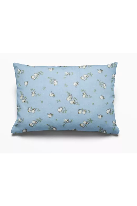 ΜΑΞΙΛΑΡΟΘΗΚΗ ΕΜΠΡΙΜΕ kids Birds 14 50X70 Sky blue Flannel cotton 100%