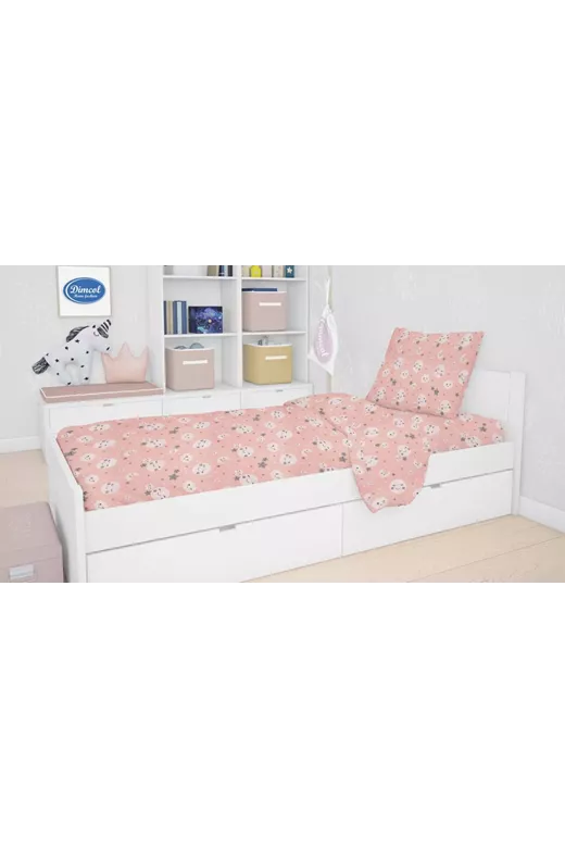 ΣΕΝΤΟΝΙΑ ΕΜΠΡΙΜΕ ΣΕΤ 2 τεμ kids Smile 82 160X240 Coral Cotton 100%