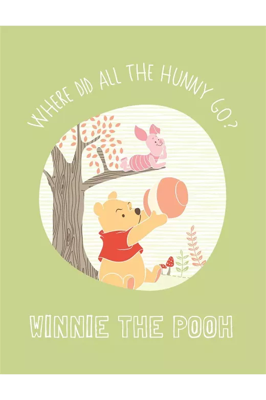 ΚΟΥΒΕΡΤΑ DISNEY WINNIE 01 HOME 110Χ140 Digital Print