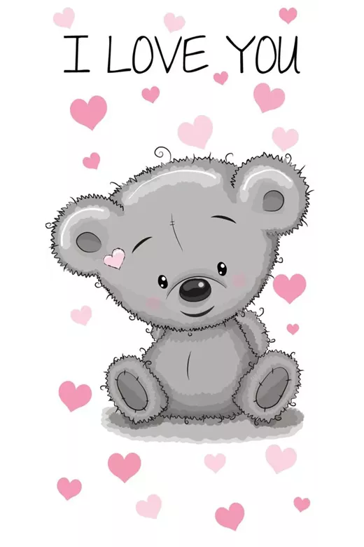 ΠΕΤΣΕΤΑ ΘΑΛΑΣΣΗΣ ΒΕΛΟΥΤΕ kids Teddy Bear 19 70X140 Digital Print Cotton 100%